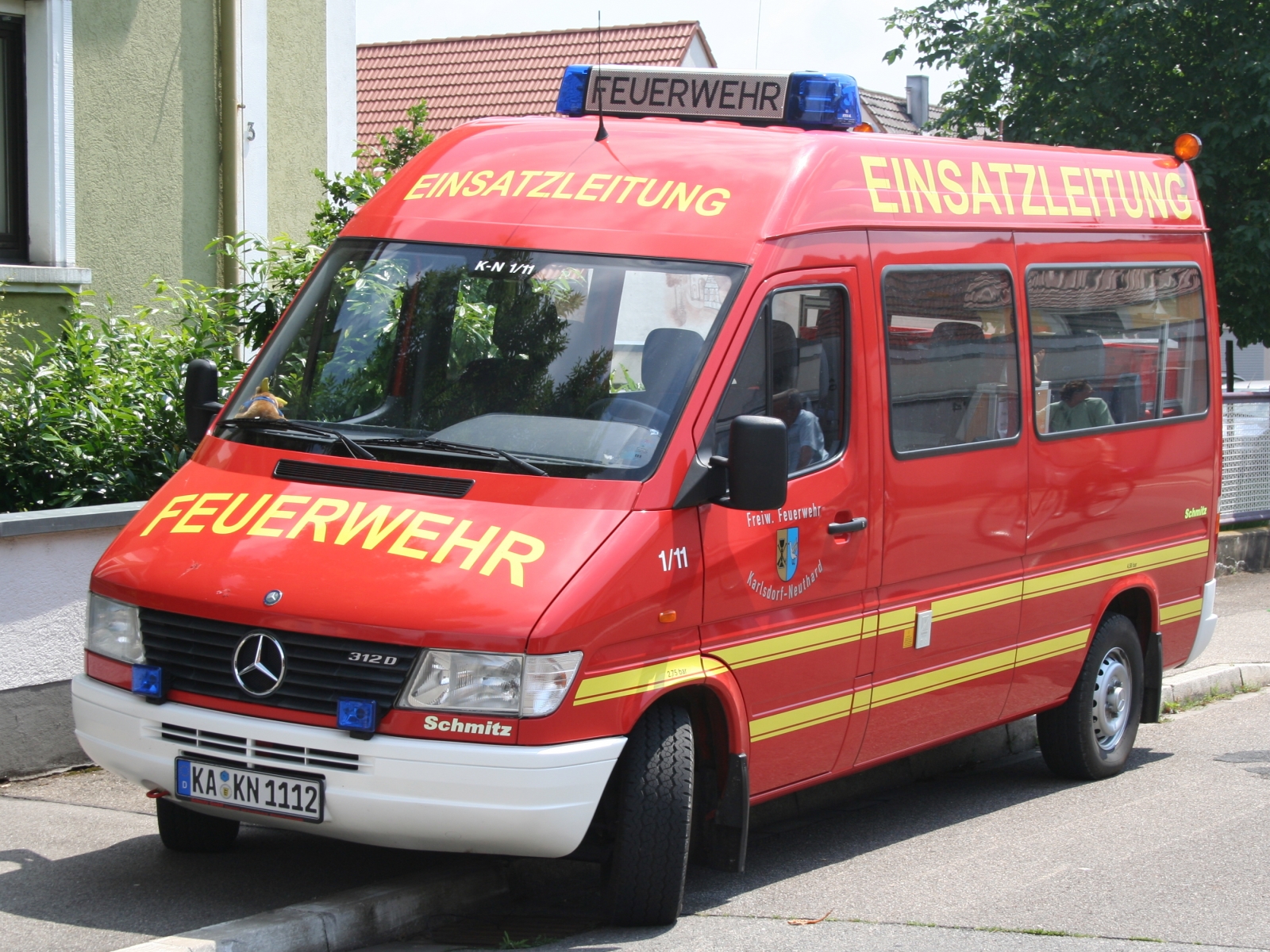 Mercedes Benz Sprinter 312 D Feuerwehr mit Aufbau von Schmitz