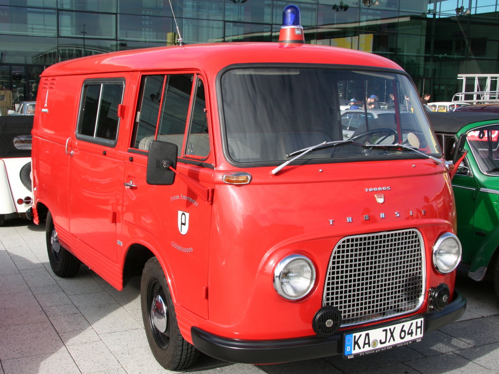 Ford Taunus Transit Feuerwehr mit Aufbau von Magirus