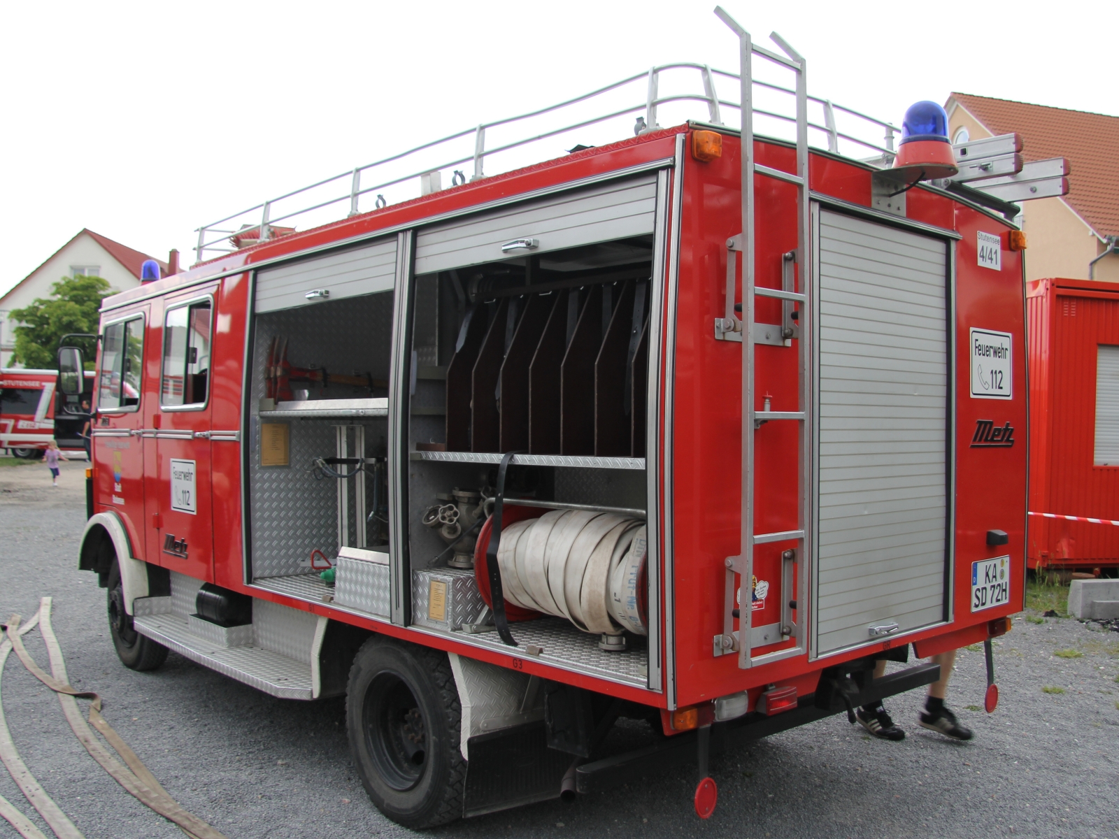 Mercedes Benz LP 708 Feuerwehr mit Aufbau von Metz