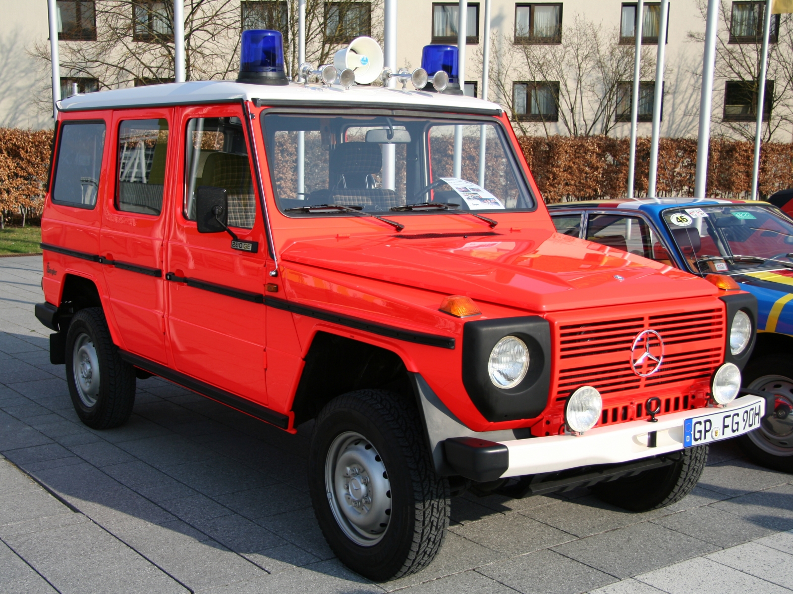 Mercedes Benz 280 GE Feuerwehr mit Aufbau von Ziegler