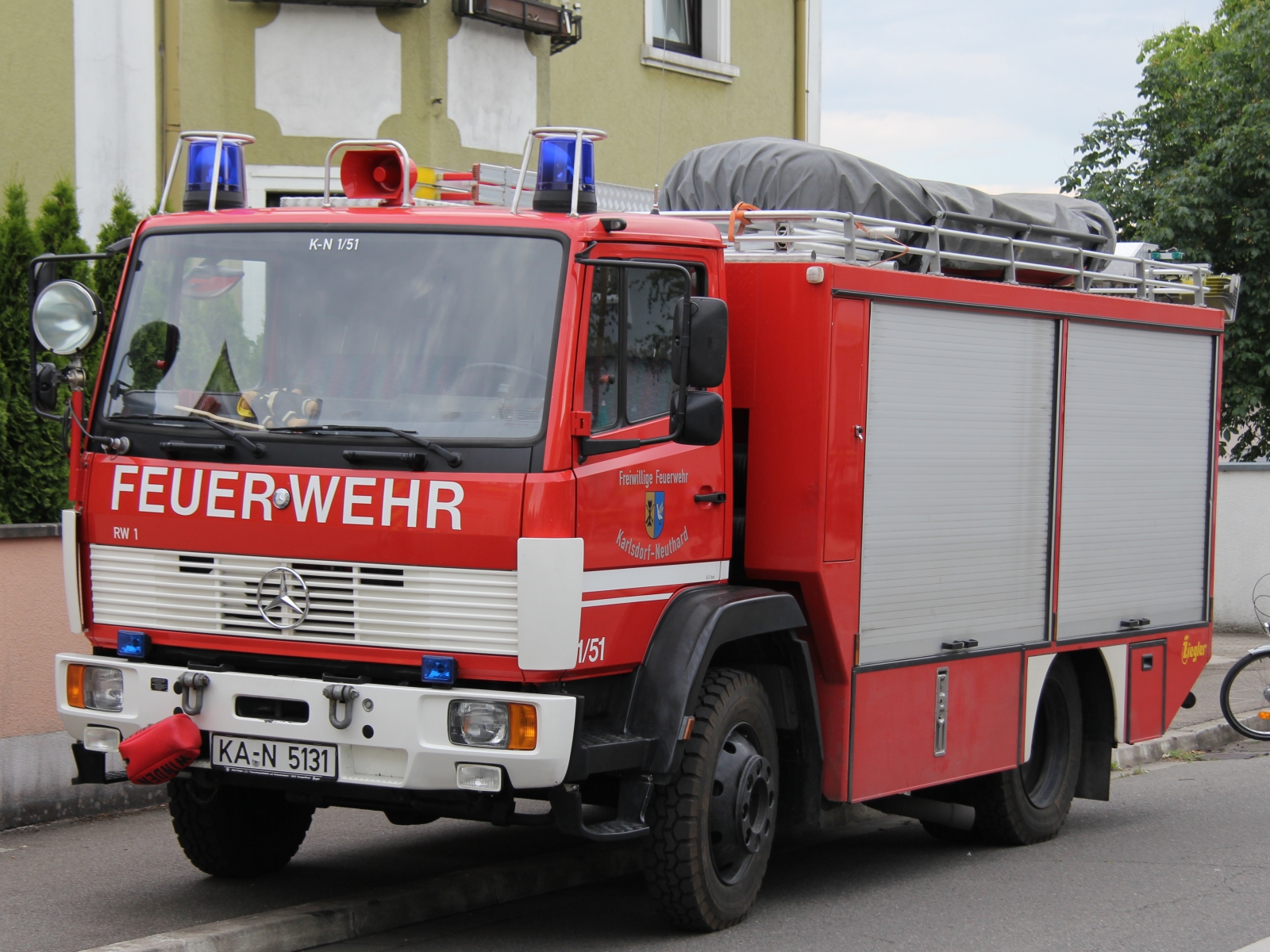 Mercedes Benz 917 AF Feuerwehr RW1 mit Aufbau von Ziegler