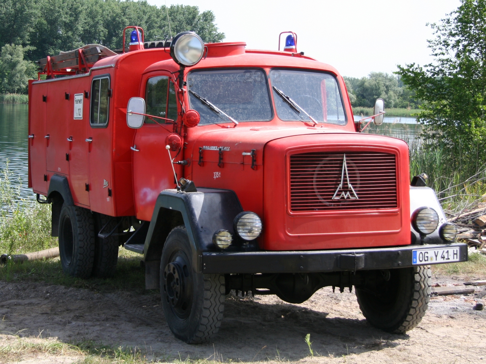 Magirus Deutz Feuerwehr mit Aufbau von Metz