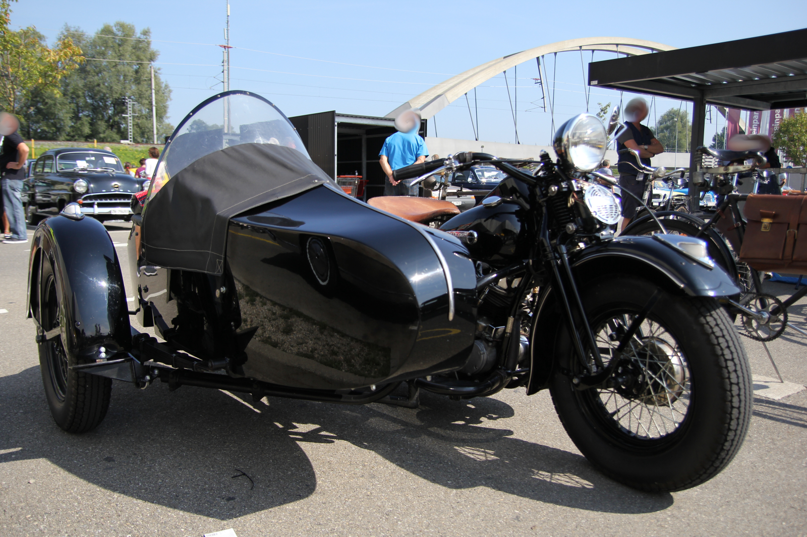 Harley Davidson mit Beiwagen