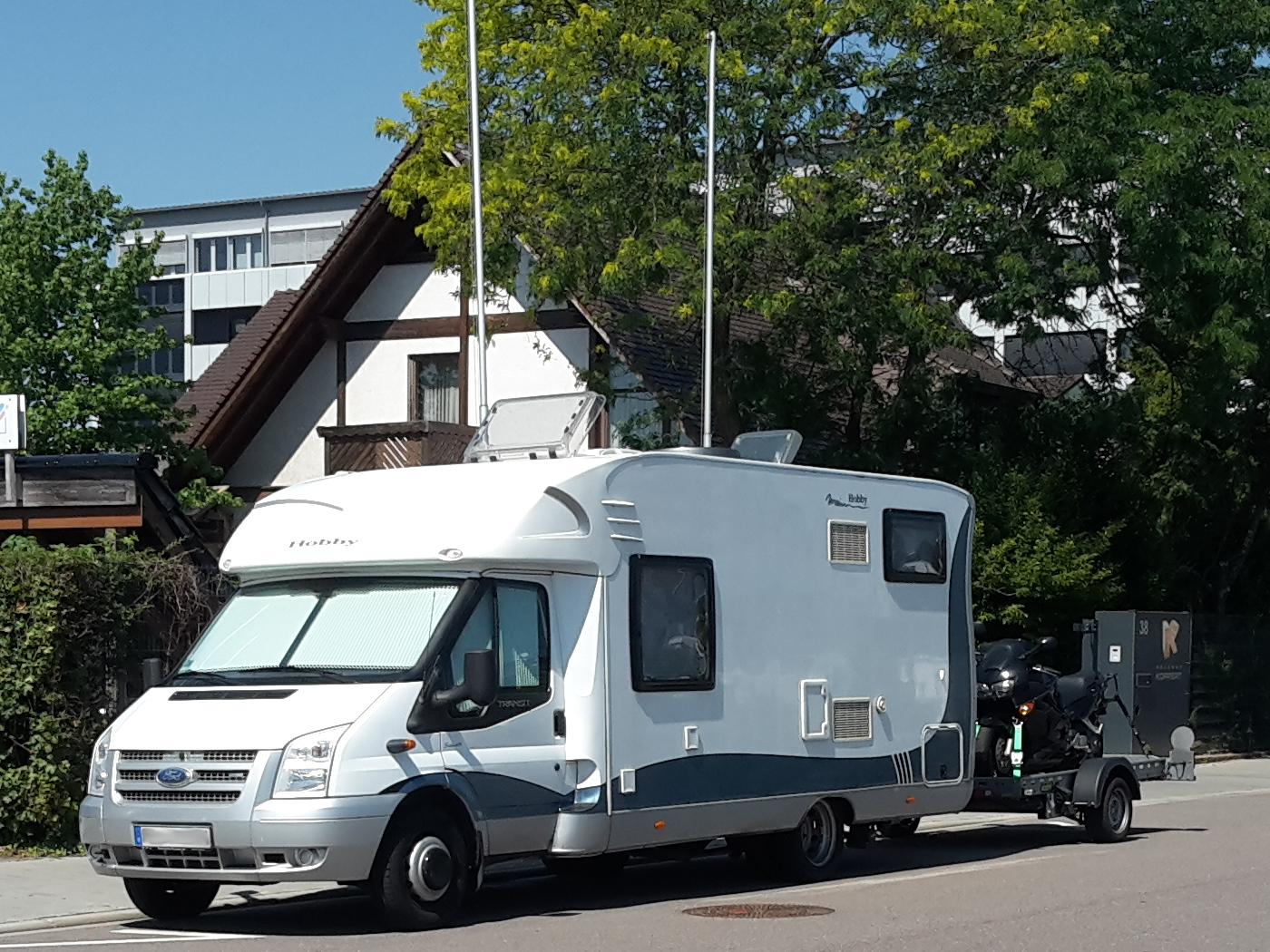 Ford Transit mit Aufbau von Hobby