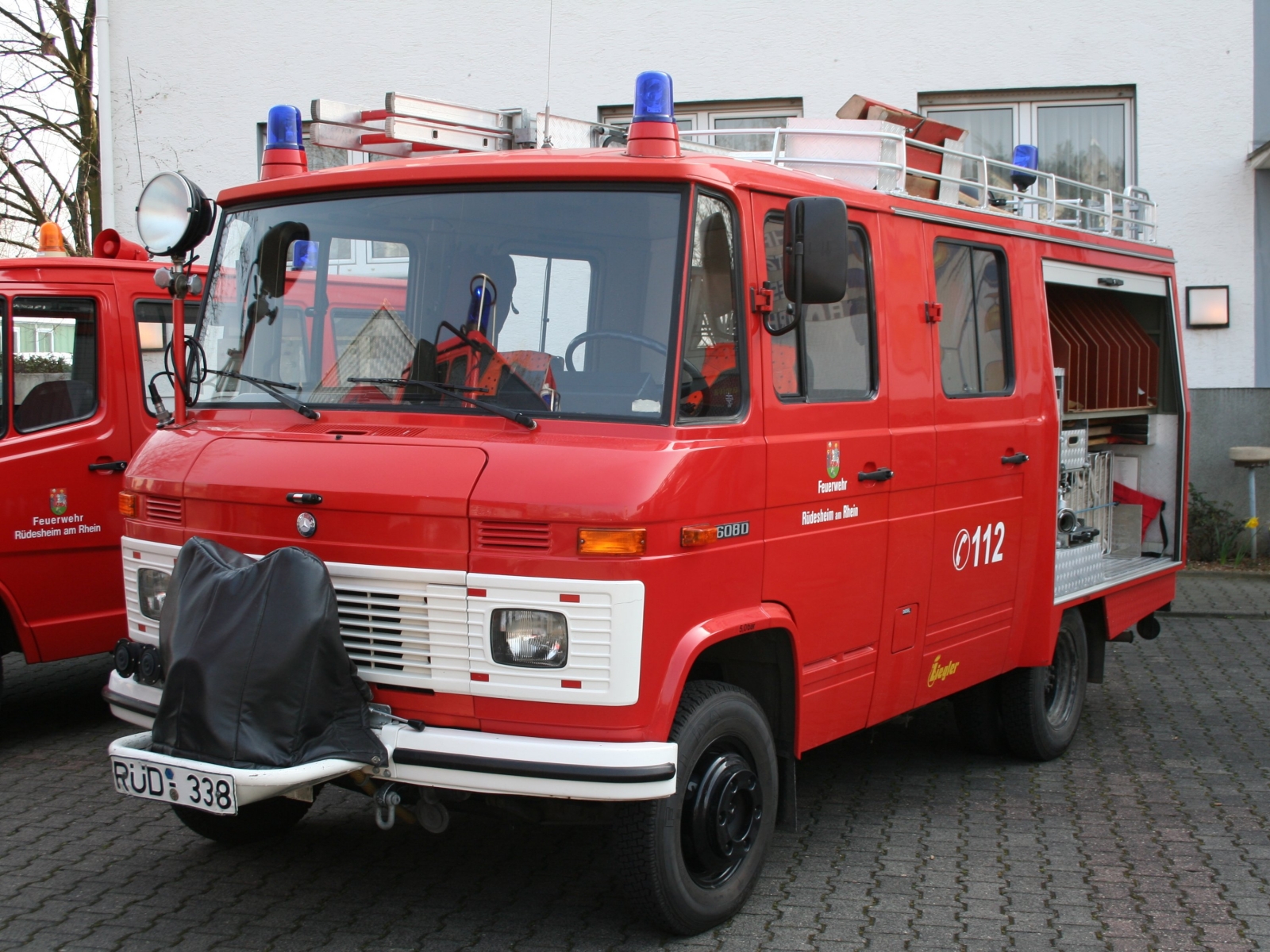 Mercedes Benz 608 D Feuerwehr mit Aufbau von Ziegler